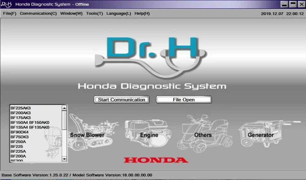 Diagnostic Kit for Honda Boat Marine Outboard Boat Parts