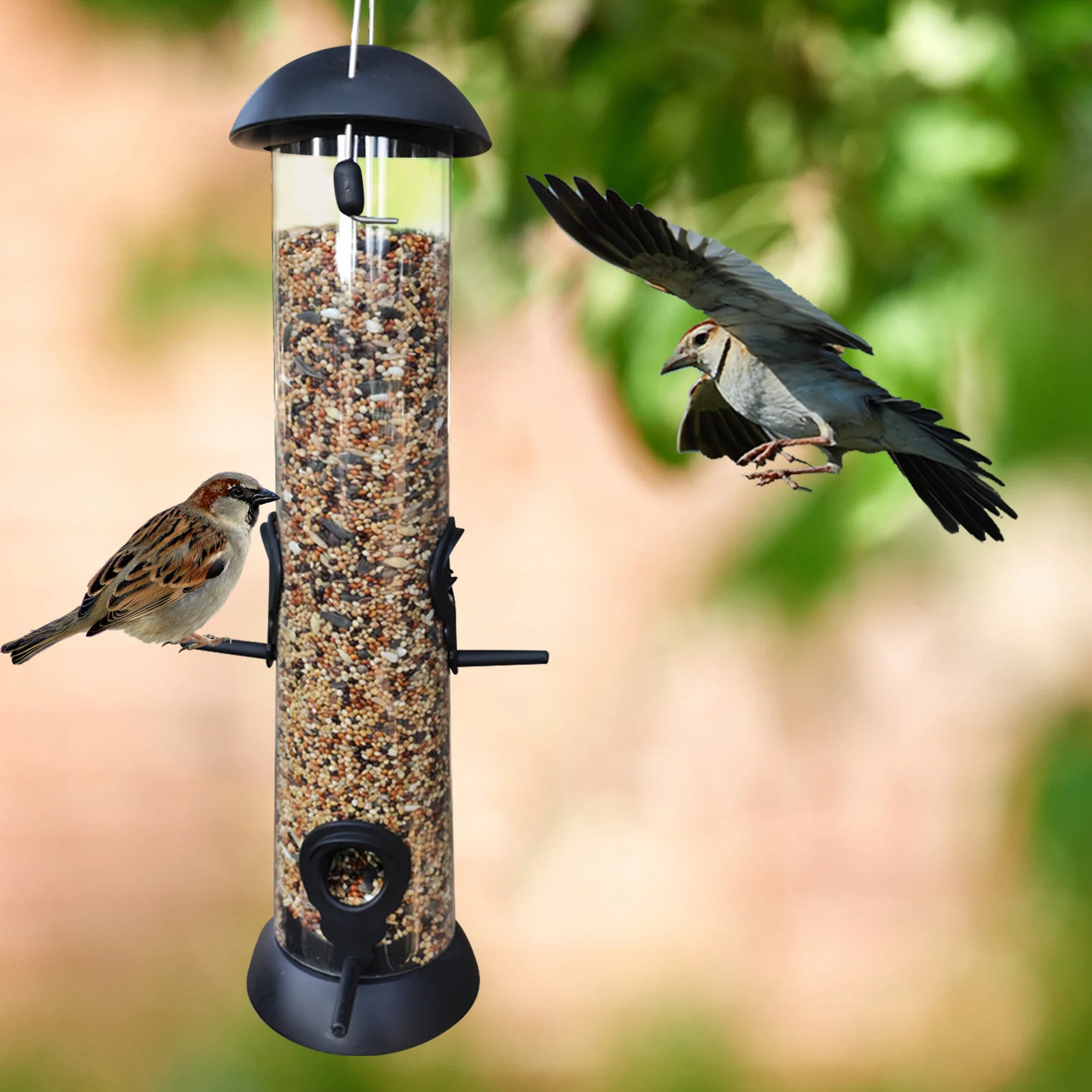 Mangeoire à oiseaux, station d'alimentation d'oiseaux Mangeoire à