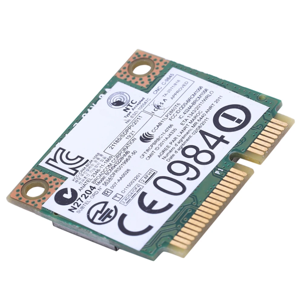 

Electronic component 1*WLAN card 3*2.7Cm IBM BCM943228HMB 04W3764 Wireless