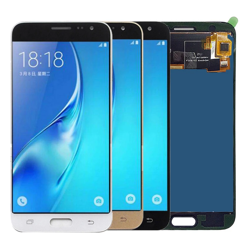 Настраиваемый экран яркости для samsung Galaxy J3 J320 J320F J320H J320FN J320M/DS ЖК-дисплей сенсорный экран дигитайзер Рамка