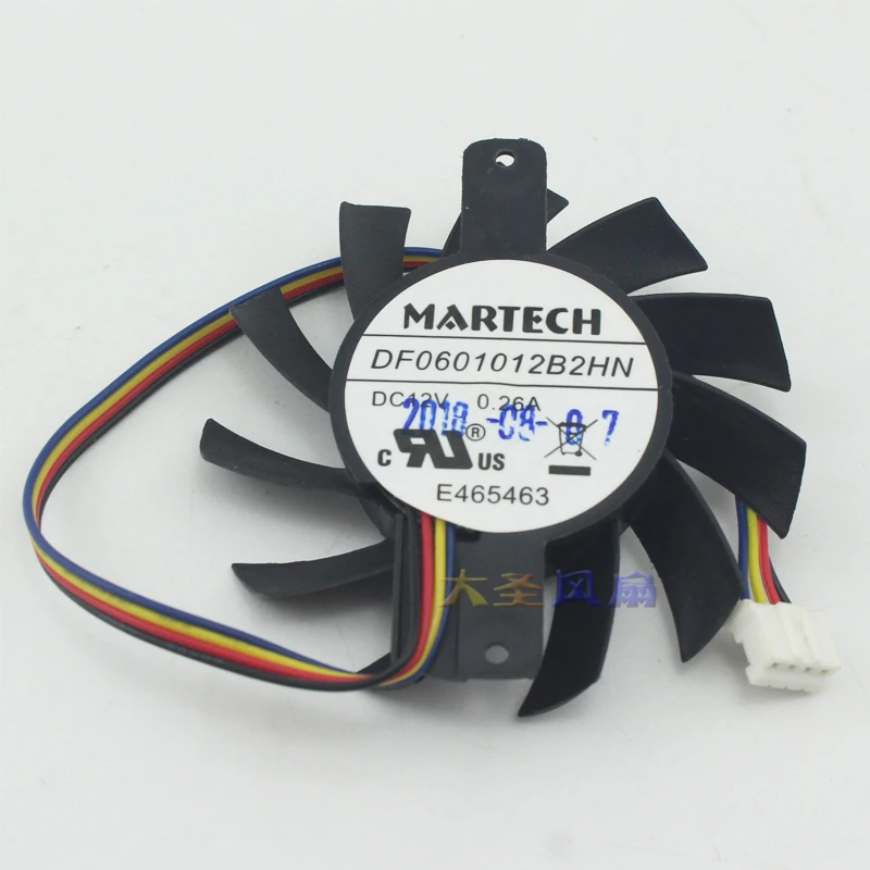 Новый вентилятор DF0601012B2HN Диаметр лезвия 5 см 55 мм DC 12V 0.26A охлаждающий | Компьютеры