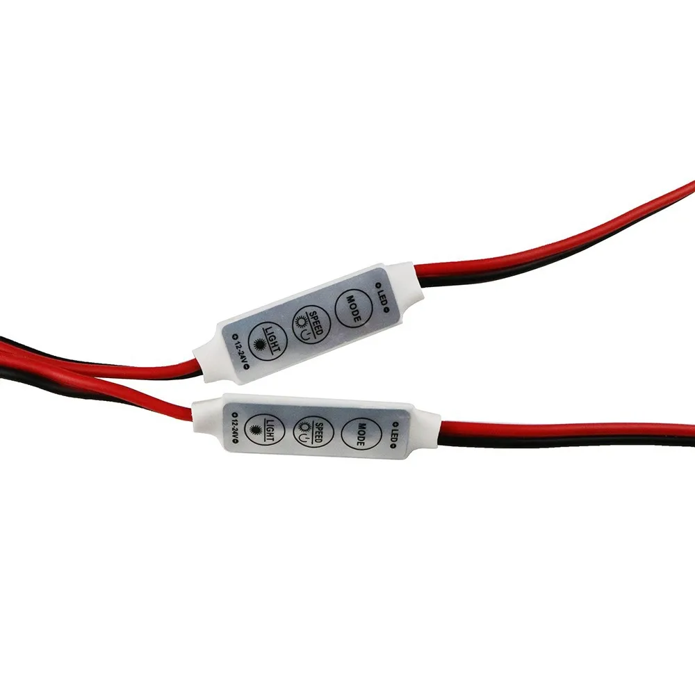 LED Triple Bond Monochrome Mini Controller Auto Parts Motorcycle Accessories Strobe Monochrome Lamp Controller Monochrome Dimmer
