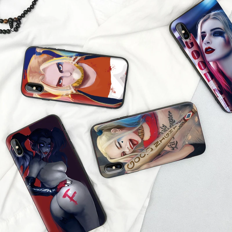 Чехол для телефона iPhone 11 ProMax XR XS MAX X отряд самоубийц Харли Квинн Apple 8 7 6 5S s Plus