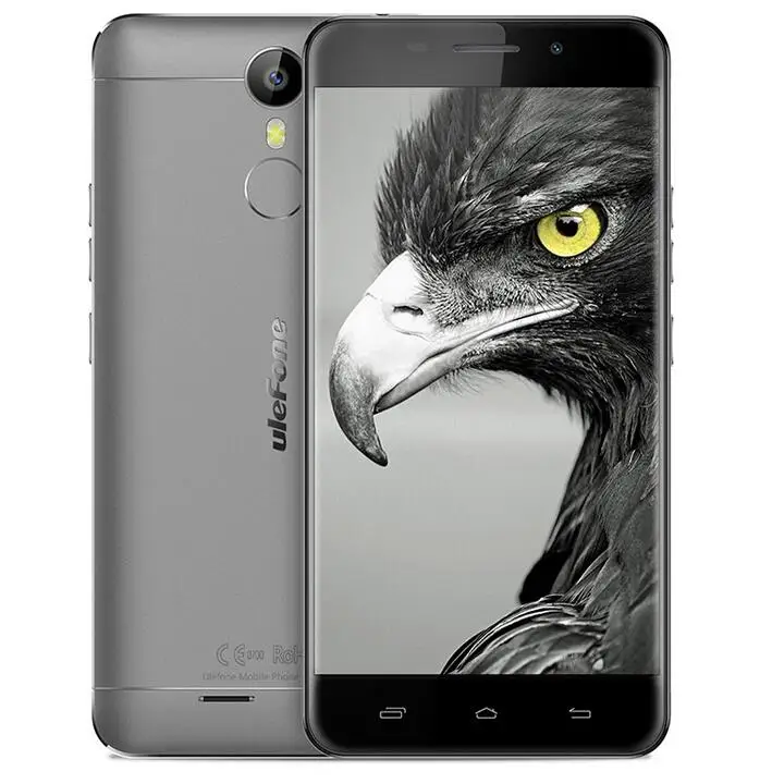 Ulefone Металл 4G мобильный телефон 5 дюймов HD ips MTK6753 Восьмиядерный Android 6,0 3 ГБ ОЗУ 16 Гб ПЗУ 8 Мп ГЛОНАСС отпечаток пальца ID Smatphone - Цвет: gray
