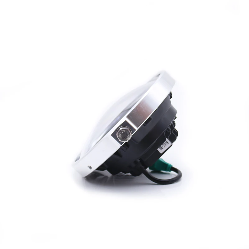 Универсальный 7-дюймовый светодиодный налобный фонарь для мотоцикла, DC 12 В, модный налобный светильник для скутера, 7 дюймов, светодиодный передний светильник, ретро черный налобный светильник