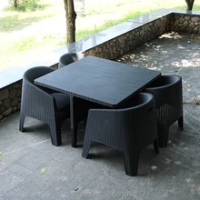 Rattan-Garden-Patio-4-seater-Resin-Non-metallic Рамка Анти-ржавчина или разложение хорошо для внутреннего и наружного использования