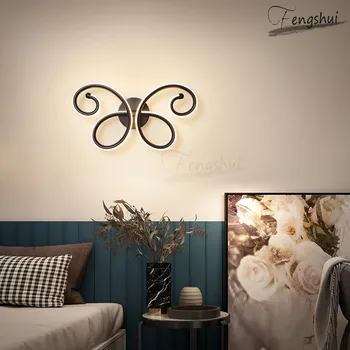 

Nordic Acrylic LED Wall Lamp Lighting ModernDesigner Personality Shape Decoration Wall Light Bedroom Aisle Living Room Lamps