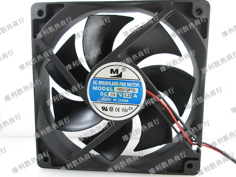 1PCS NEW M YM2412PTS1 24V 0.23A 12CM 12025 Motor protection cooling fan Original | Обустройство дома
