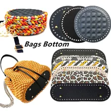 

12Styles Bag Bottom Handmade Bag Accessorie With Holes Rivet For Knitting Handbag Women Shoulder Crossbody Chain Bag Parts Round