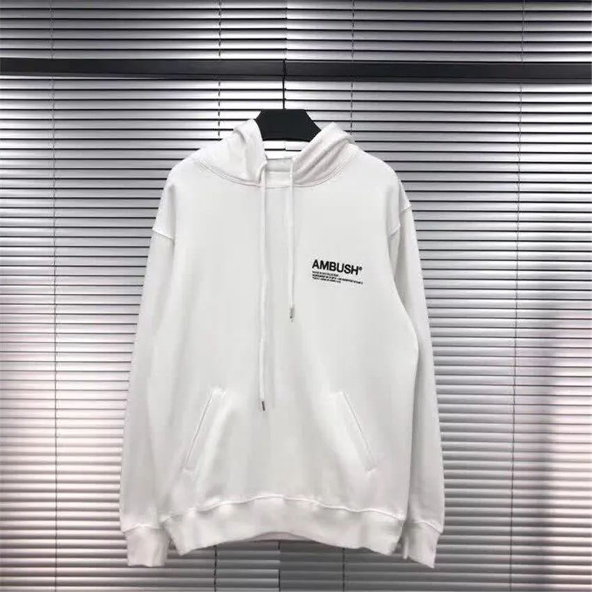 

Ambush Hoodie Men Women Black White Ambush Hoodies Tokyo Japan Collection Pullovers High Quality Oversize Sweatshirts