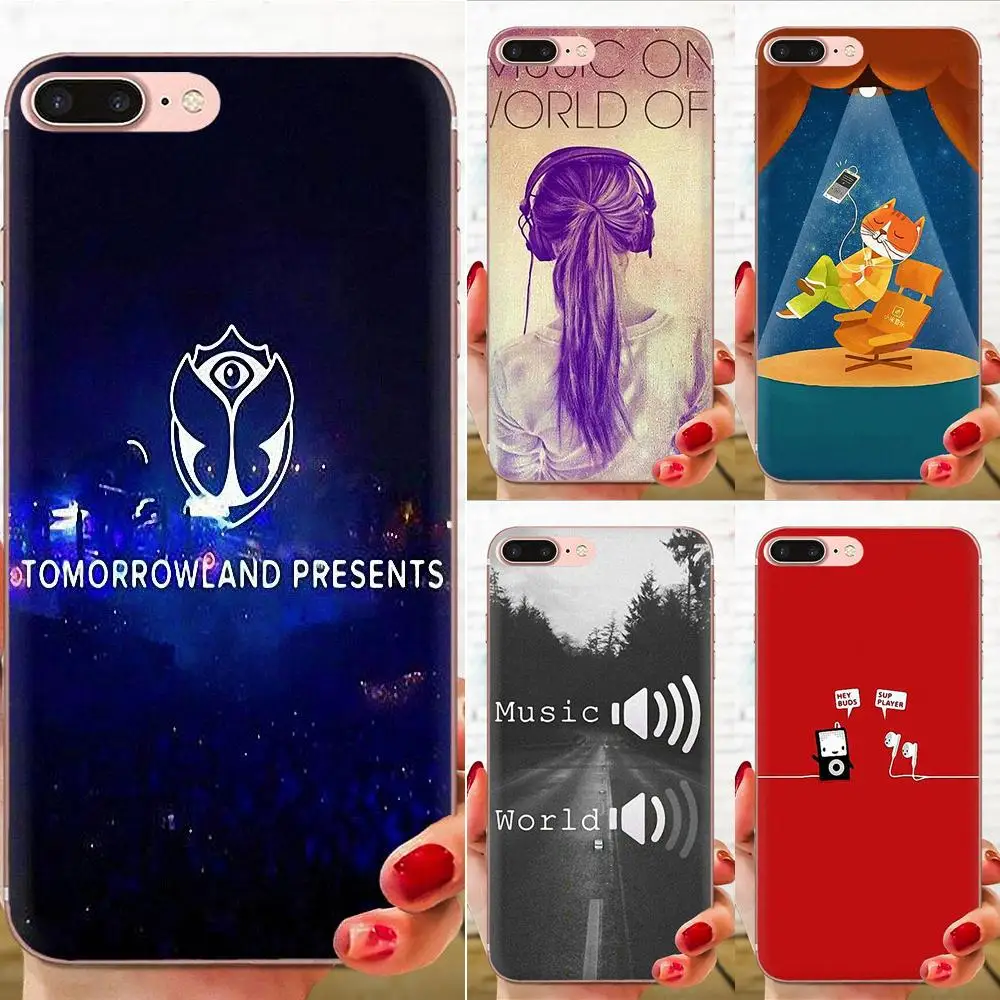Smartphone Phone Transparent Cases World Music For Xiaomi Redmi Mi 4 7A 9T K20 CC9 CC9e Note 7 9 Y3 SE Pro Prime Go Play | Мобильные