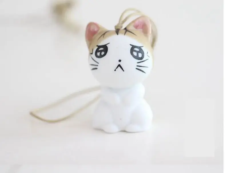 Kawaii/1 шт. керамическая Сырная Декор для дома, с изображением кота ремесел украшения комнаты фарфоровая lucky cat девочка игрушка подарок украшения - Цвет: 3