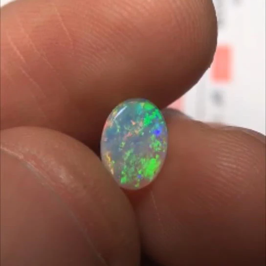 A1220 австралийского происхождения 0.605ct Овальные натуральные опалы свободные драгоценные камни бусины для изготовления ювелирных изделий для изготовления колец подвески