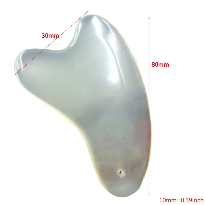 1 шт. лучший Jade Gua Sha соскабливание массажный инструмент ручной работы Jade Guasha доска