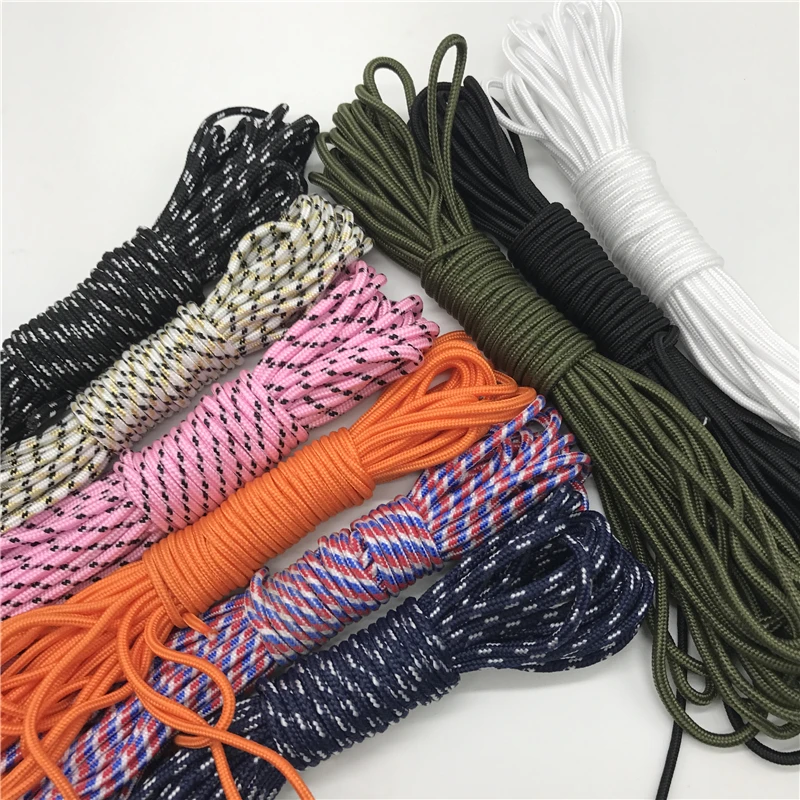 10Yards Paracord 550 Parachute Cord Lanyard Rope Mil Spec Type III 7 Strand Climbing Camping Survival Equipment DIY Paracord