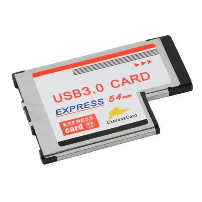 2 порта USB 3,0 s 54 мм к USB 3,0 конвертер Экспресс-карта ноутбук с двумя портами чипсет адаптер для ноутбука плата расширения для ноутбука