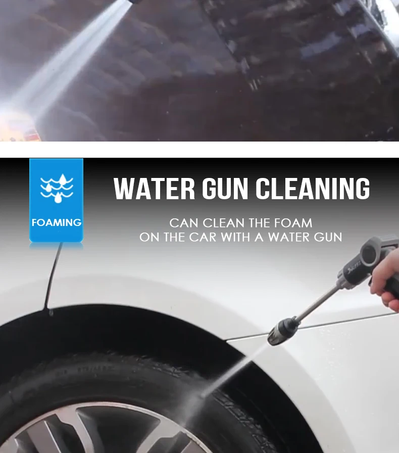 Автомойка высокого давления водяной пистолет Многофункциональный полив душ водяная Колонка Регулируемый очиститель высокого давления очистка шин Xamm