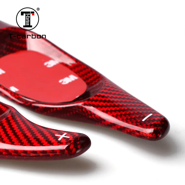 Car Styling Real Carbon Fiber Steering Wheel Shift Paddle Shifter Extension For AUDI Audi S3 S5 S6 TTRS 2013- RS3 RS5