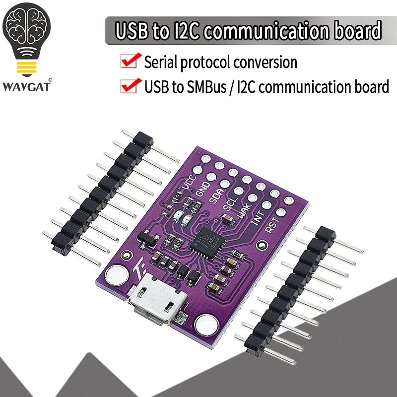 CP2112 плата отладки USB к SMBus I2C Модуль связи 2 0 MicroUSB 2112 оценочный комплект для