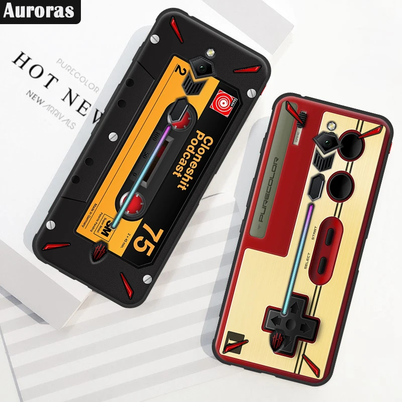 Auroras чехол для телефона ZTE Nubia Red Magic 3S защитный мягкий чехол Ретро камера геймпад шаблон чехол для RedMagic 3S Чехол