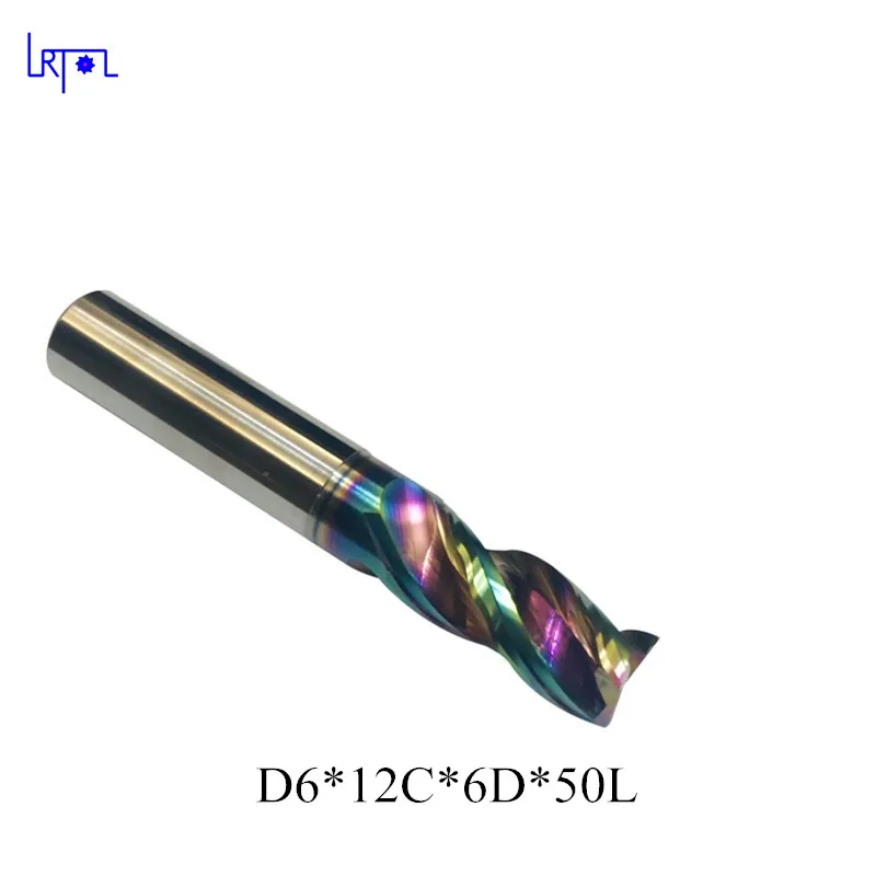 

2PCWave end mill D16mm 80L process Aluminum for mill cutter with Glit coating Ultra low friction coefficient for double effect