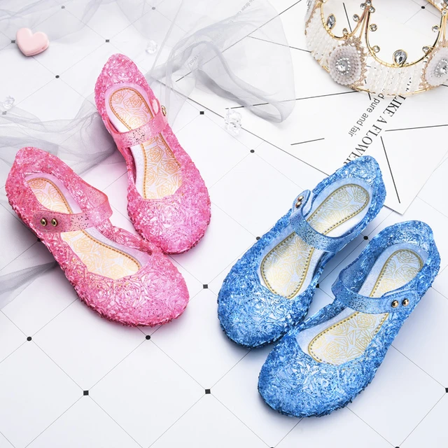 Sandalias de Disney para niñas, zapatos de princesa Elsa Frozen 2