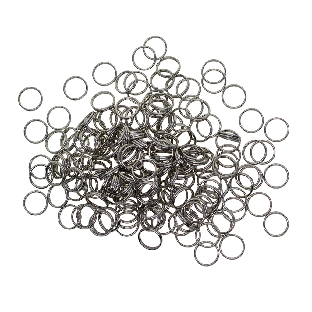 500 Pcs Durable Jump Ring Stainless Steel Round Split Ring Key Rings - Perfect For Connecting Clasps Charms Links