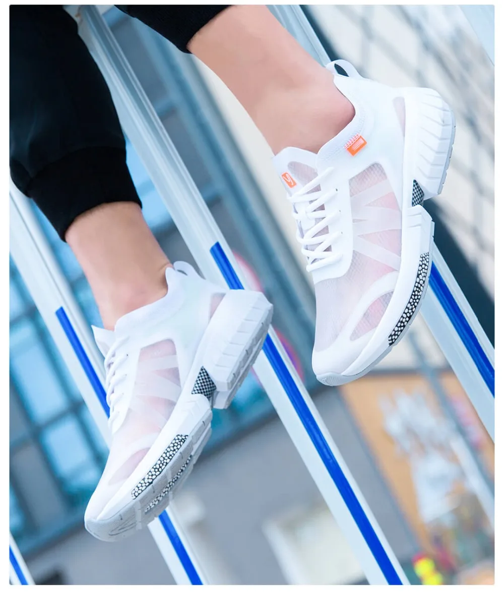 Xiaomi YUNCOO/Мужская и Женская легкая обувь; прозрачные однотонные Тканные композитные подошвы GOODYEAR; быстросохнущие спортивные туфли