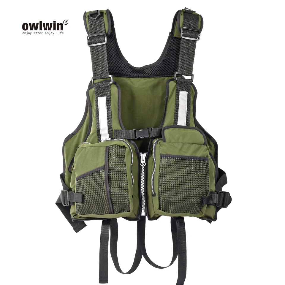 Owlwin Fishing Life Vest, Safety Life Vest Water, Survival Life Vest