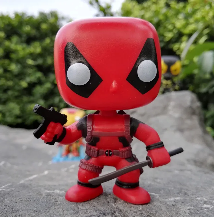 Funko Pop Мстители Человек-паук супер герой Человек-паук: Homecoming 10 см Человек-паук фигурка Коллекция Модель игрушки - Цвет: deadpool no box