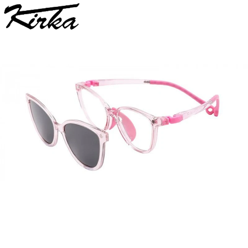 Kirka Sun glasses for Kid Boy Girl Eyewear UV400 Protect Polarized Glasses Child Magnetic sunglasses Fashion Adjustable Glasses kids sunglasses children sunglasses
