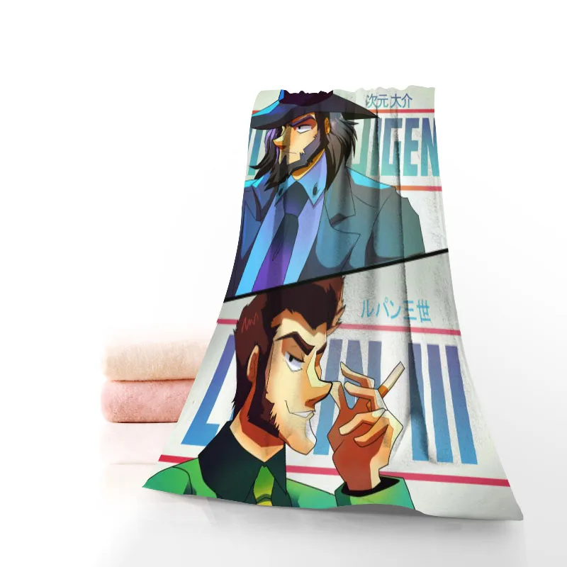 Anime Lupin The Third Towels Microfiber Bath Towels Travel,Beach,Face Towel Creative Towel Size 35X75cm,70X140cm