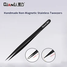Немагнитный Пинцет из нержавеющей стали против ржавчины износостойкость точность высокая твердость щипцы для мобильного ремонт телефона pcb инструмент
