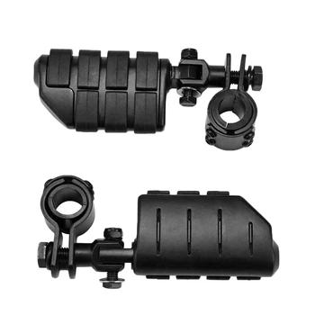 

Motorcycle Highway Foot Pegs Pads 1 inch Engine Guard Clamps Fit for Harley