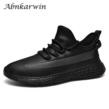 

mens running shoes leather sneakers men sports basket homme big size cheap trainers breathable sport chaussure lace up for male