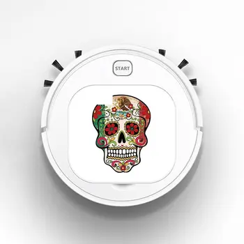

Smart Robot Vacuum Cleaner Rechargeable USB Auto Sweeping Mop Clean Robot Sweeping Cleaner MEXICAN SUGAR SKULLFor