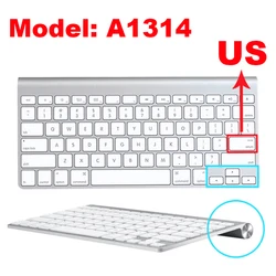 Silicone Keyboard Protector Skin for Apple iMac Wireless Bluetooth Magic Keyboard (A1314 US siica gel)