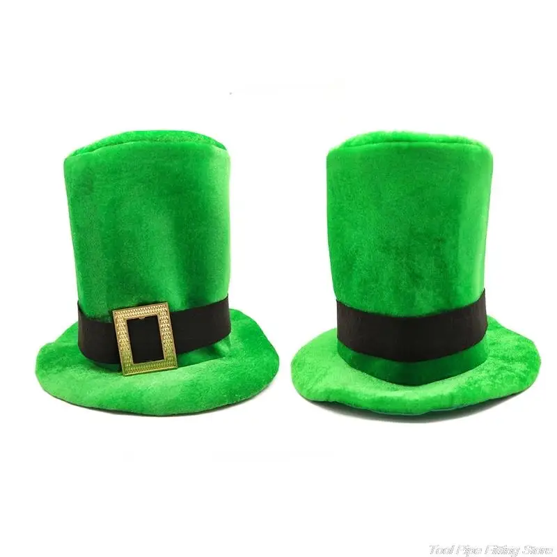 Patrick Day Irish Festival Hat Green Leprechaun Top Supplies Home Festival Party Cosplay Costume Props party hat