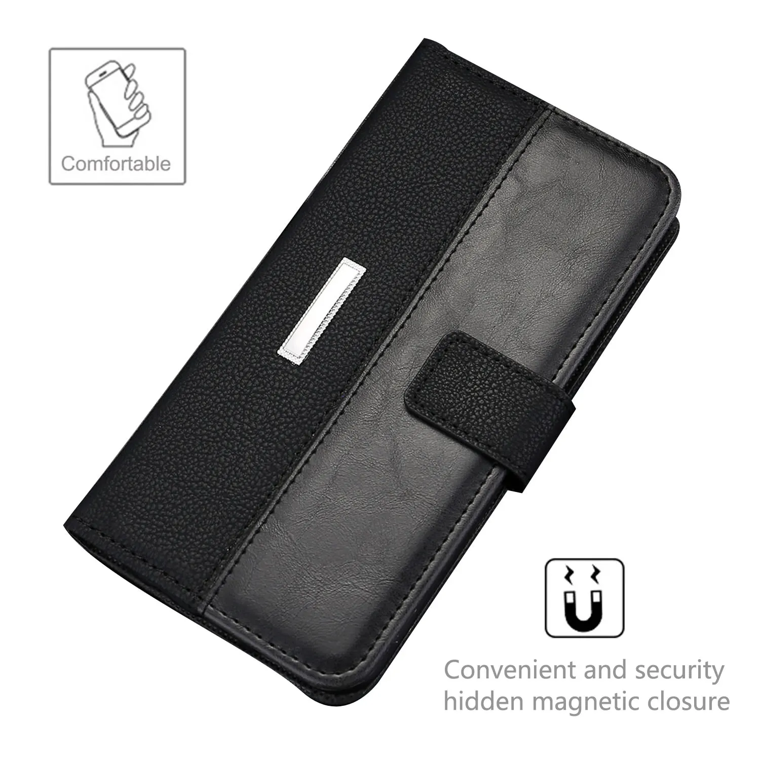 

LLZ.COQUE Flip Case for IPhone 11 Pro XS Max Xr X 8 7 6s 6 Plus Luxury Leather Case for IPhone SE 5S 5 Wallet Full Cover Capas
