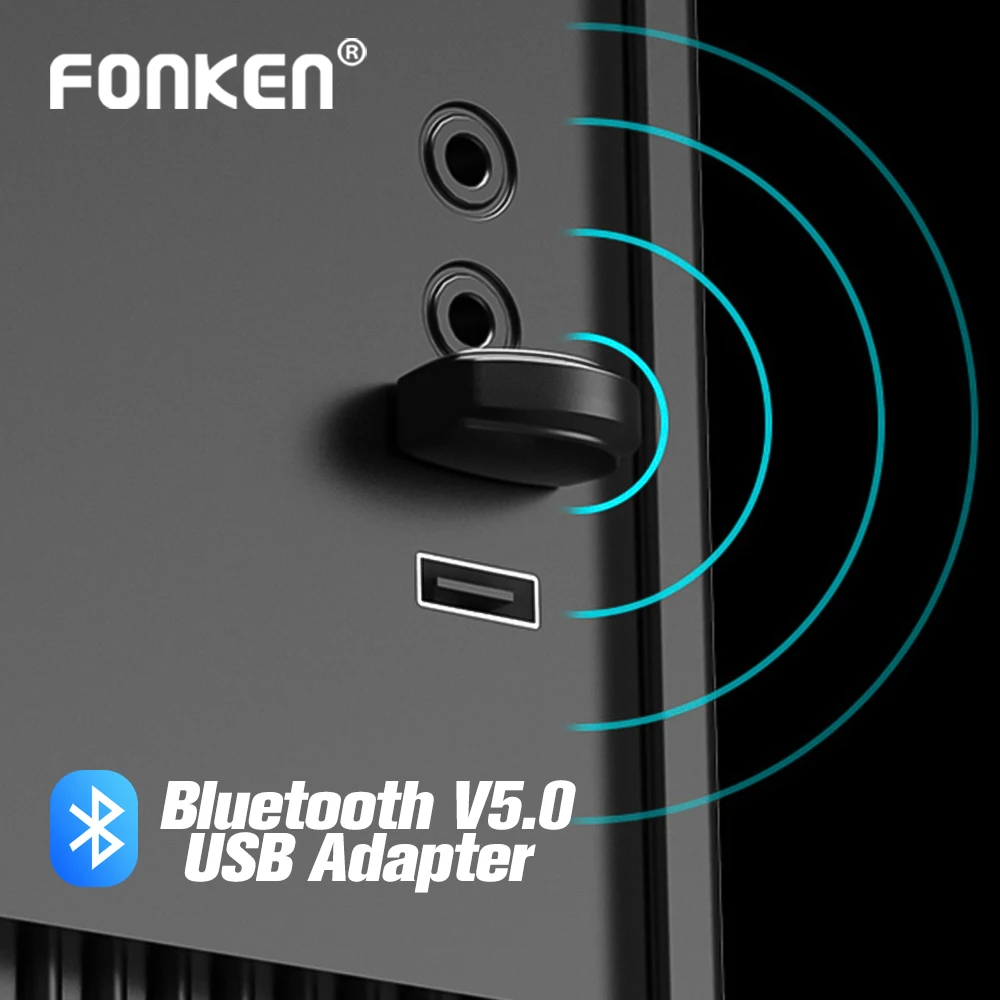ANKNDO USB wifi адаптер ПК планшет MP3 музыка Bluwtooth усилитель приемник беспроводная мышь клавиатура принтер Bluetooth адаптер BT5.0