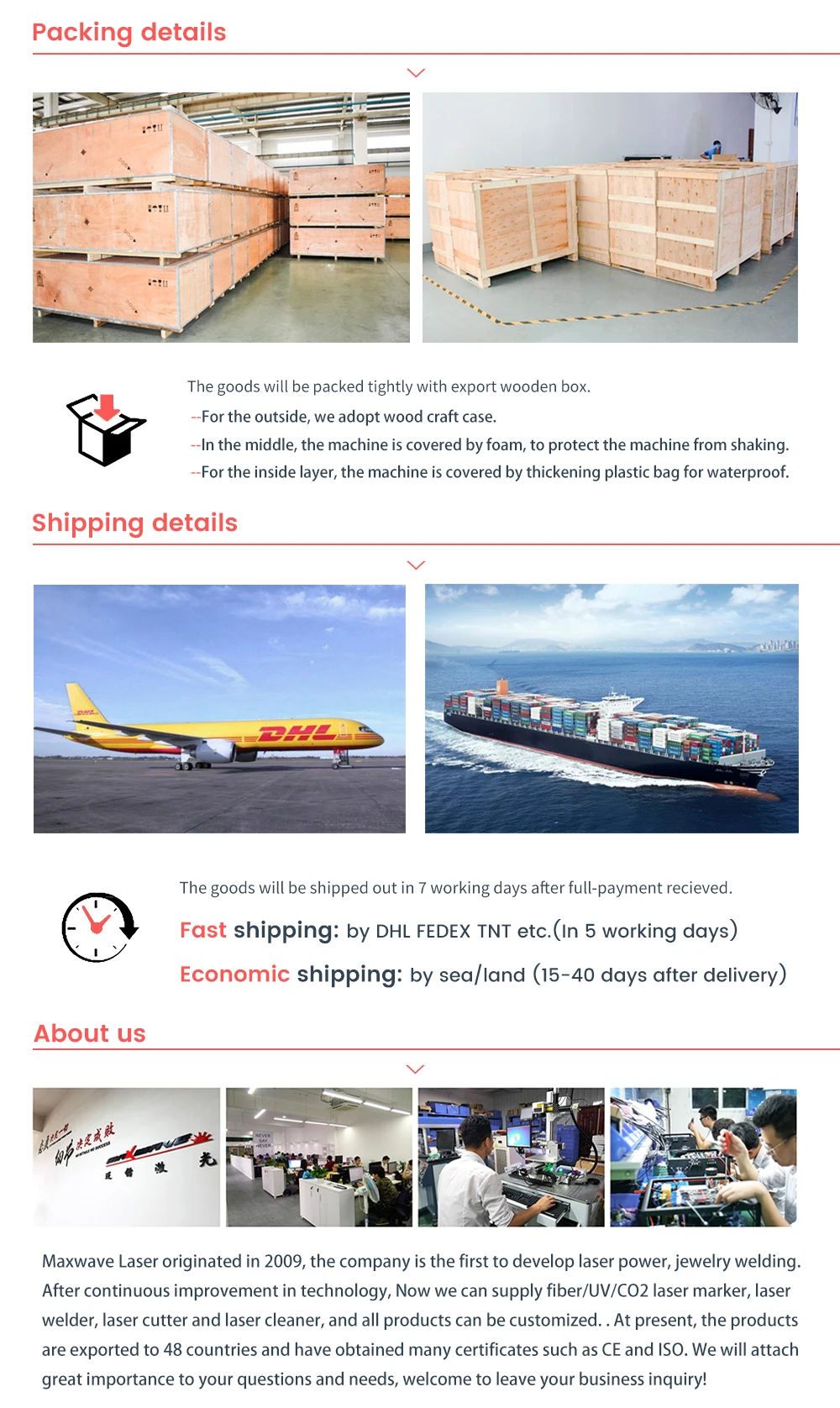 packing shipping company