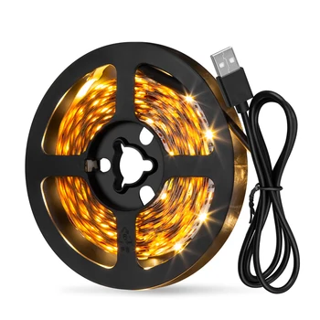 

5V String Light LED Strips Lamp Tape Hanging Cage Wardrobe Desk Decor Lampshade Ceiling Light for TV Background Light