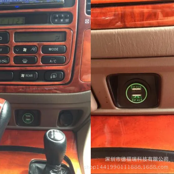 Автомобильный мотоцикл/Караван морской 4.2A двойной USB бортовой телефон зарядное устройство ремонт аксессуары Двойная диафрагма