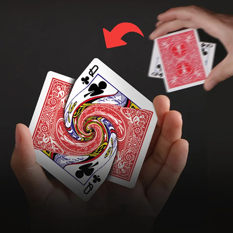 Vortex by Dan Harlan Playing Card Magic Tricks Deck Props Toy Magician Pops