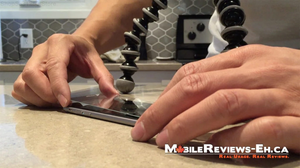 Screen Protector Installation - Handling