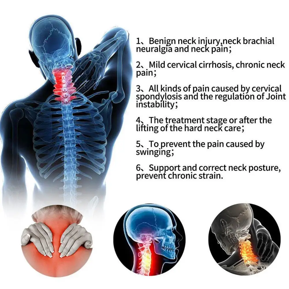 Холодостойкое устройство для вытяжения шеи мягкая для шеи воротник для облегчения боли носилки шеи боль переделать шеи шейки поддержки