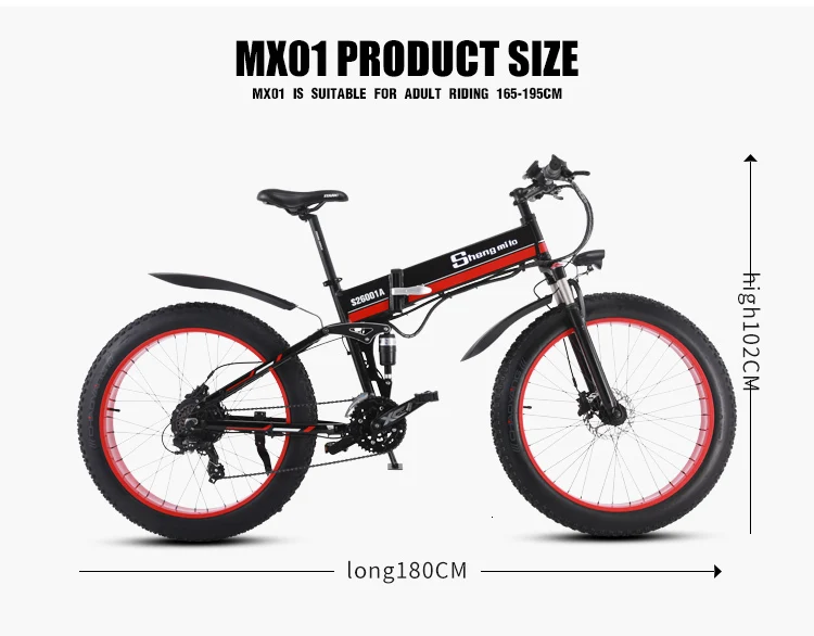 Велосипед электрический ebike 48V1000W Электрический горный велосипед электрический складной велосипед 4,0 fat tire Электрический велосипед пляж Neve Снежный велосипед