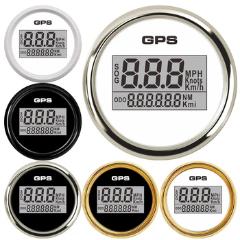 

0-999 Knots GPS Speedometer Odometer for Marine Boat Yacht Digital MPH GPS Speed Meter 52MM Gauge with GPS Antenna Backlight