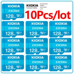 Toshiba Kioxia – carte mémoire Flash micro sd 128G, haute vitesse de lecture 100 mo/s, 10 pièces/lot, U1 R100 C10 