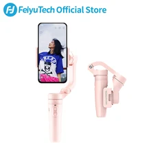 FeiyuTech Vlog карманный мини 3-осевой портативный смартфон сотовый телефон видеокамеры Стабилизатор для iPhone X, 8, 7 Plus, 6, HUAWEI P30 pro 、 MI 9 、 VIVO(розовый